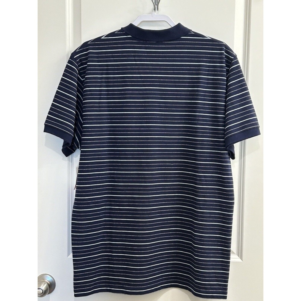 Anchor Crew NWT Men’s Navy Polo Striped Short Sleeve Shirt‎ Size XL - Picture 5 of 12